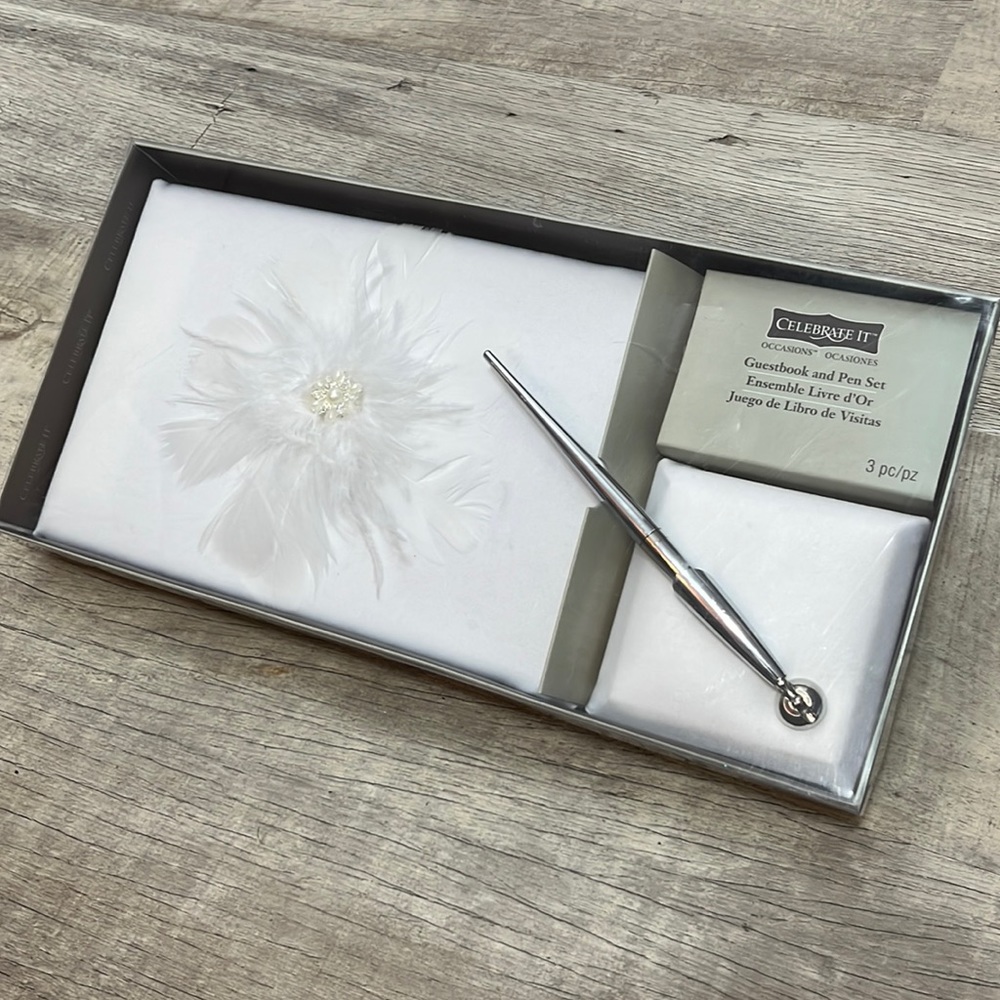 Celebrate It - Wedding Guestbook and Pen Set